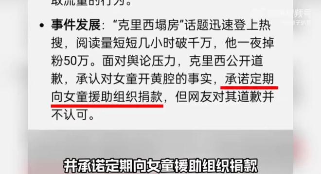 网红克里西账号被封