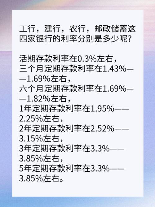 活期存款接近零利率